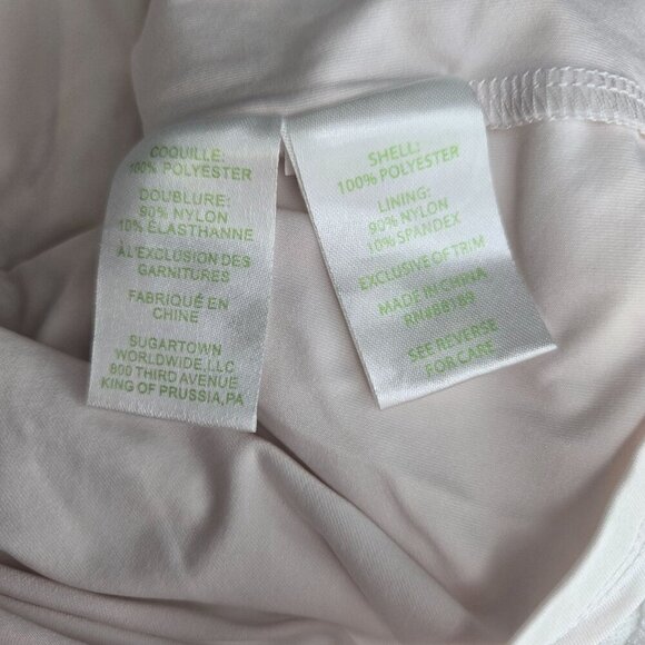 Lilly Pulitzer Medium white lacy off shoulder bell sleeve tunic mini dress boho - Picture 6 of 10